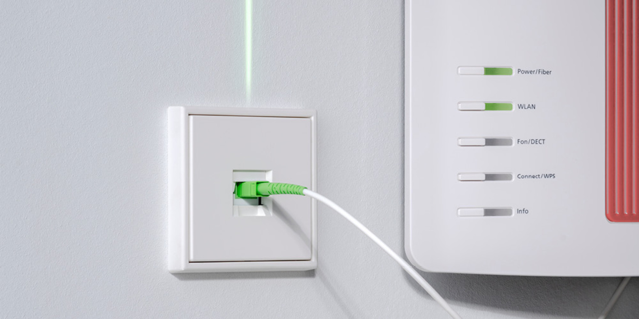 Die neuen Glasfaser-Anschlussdosen bei B&H Elektro GmbH in Grimma