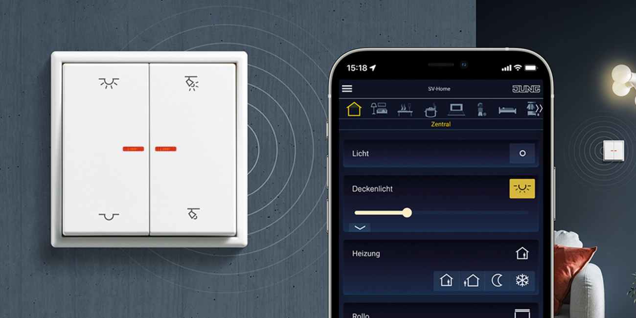 KNX RF Taster bei B&H Elektro GmbH in Grimma